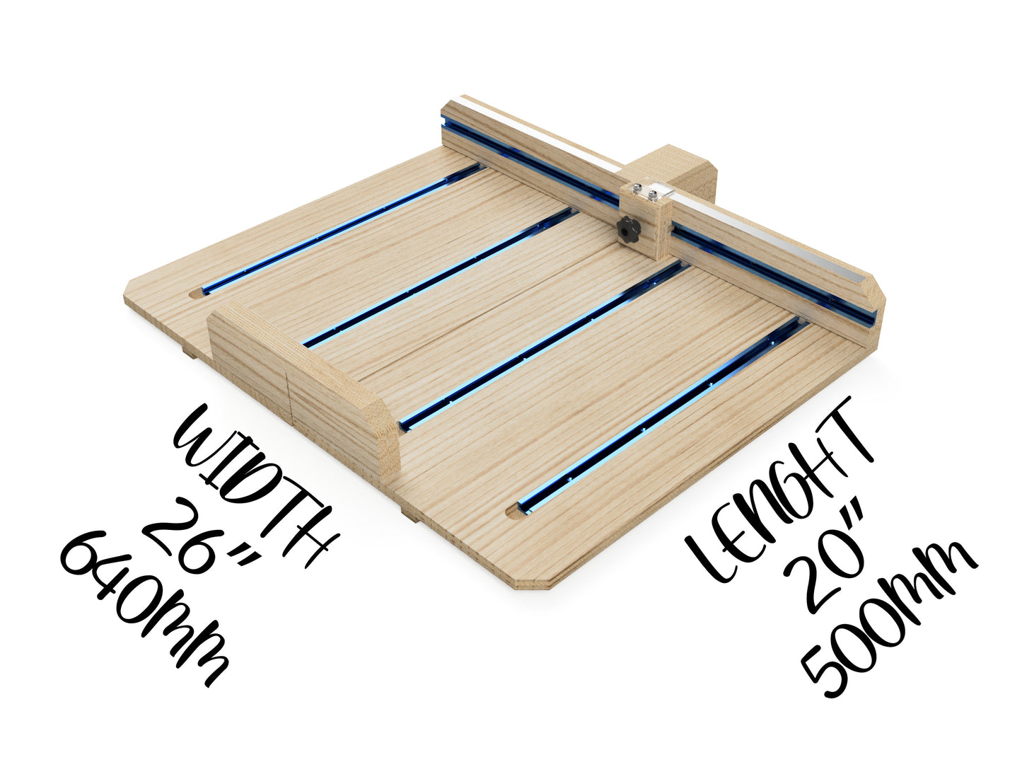 Cross-Cut Sled | Easy-to-read Plans in both Imperial and Metric
